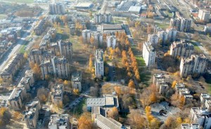 Osijek: 17.11.2009 Osijek iz zraka, Sjenjak Snimio: Josip eri